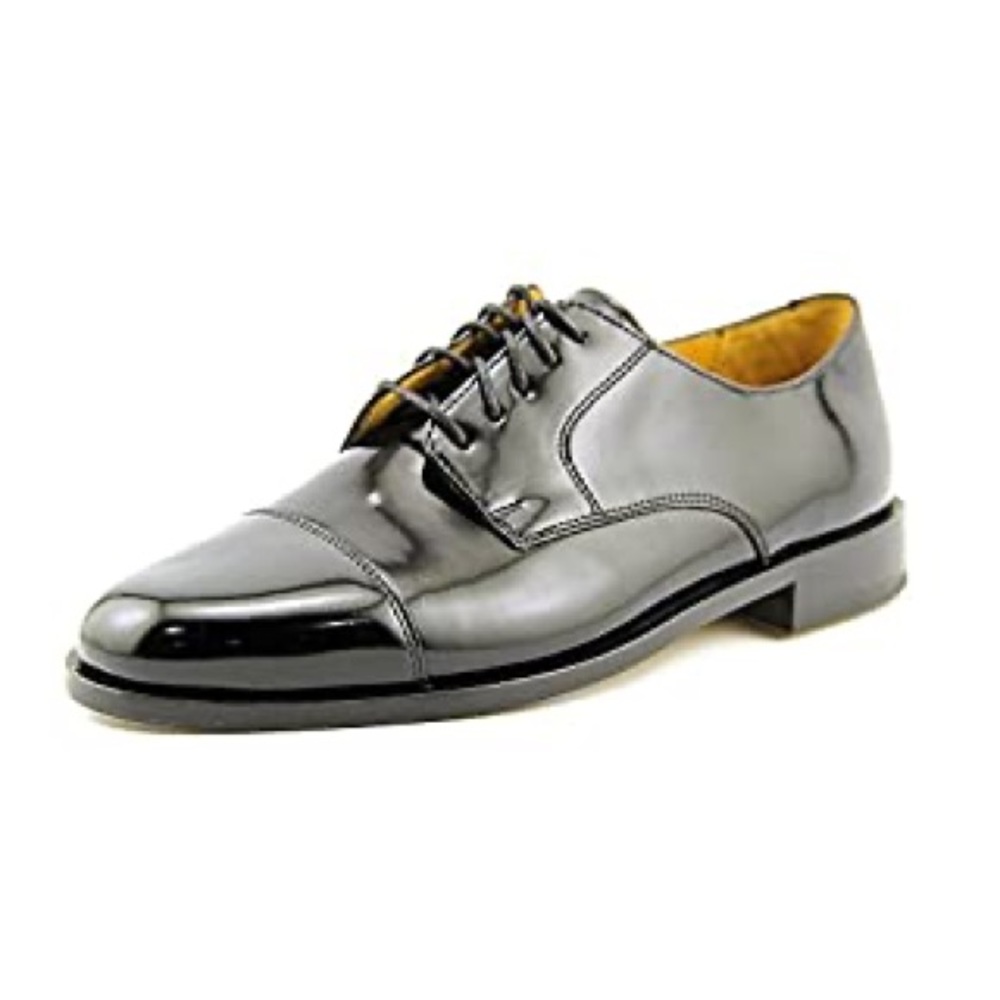 Cole Haan 08330 Caldwell Cap Toe Oxford Black Dress Shoes - Picture 1 of 11